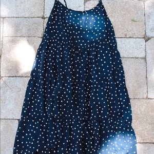 Polkadot swing tank dress